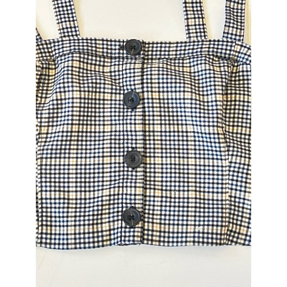 Y2k Abercrombie & Fitch Check Print Cropped Tank … - image 3